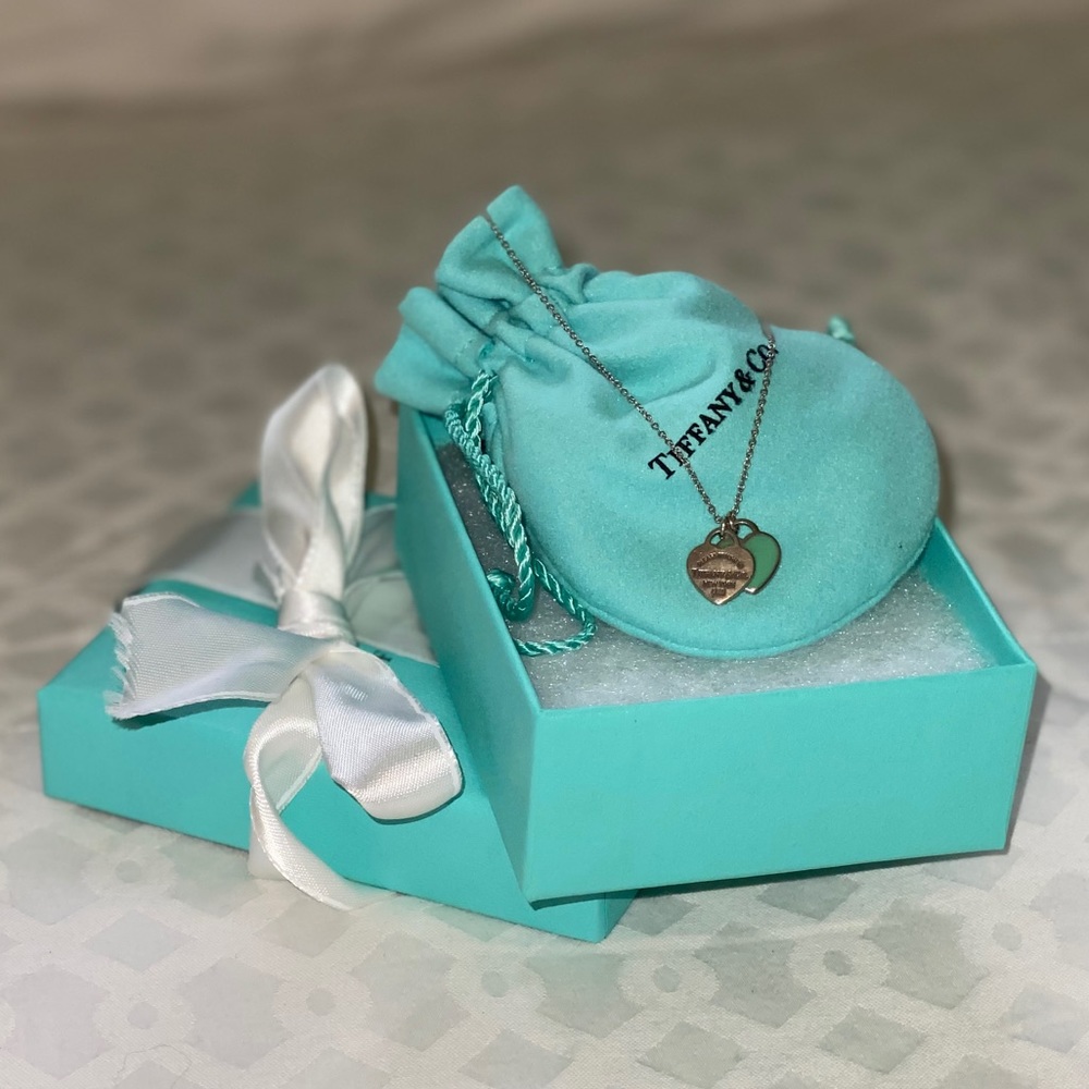 Tiffany & Co. Double Heart Tag Pendant